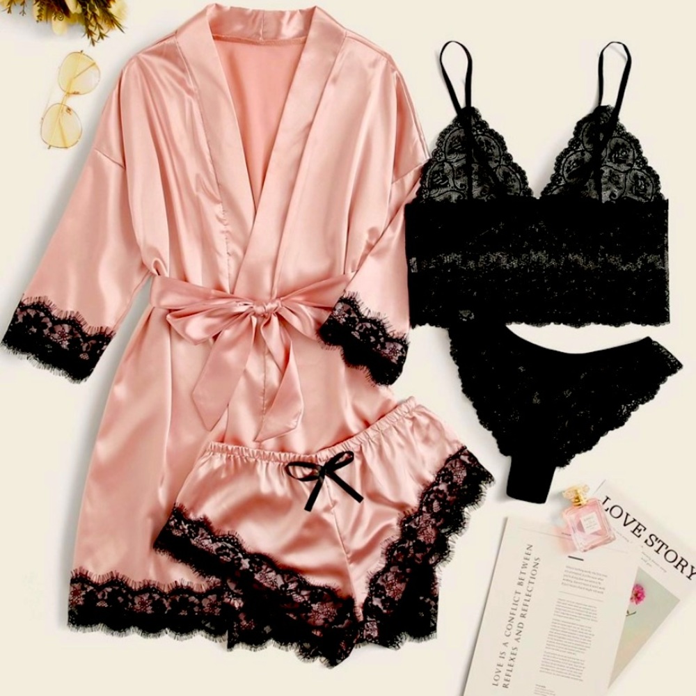 Floral lace set